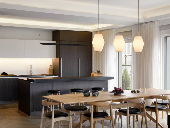 Luxury Modern Home Furniture Pantry Wood Melamine Finish Kitchen Cabinet