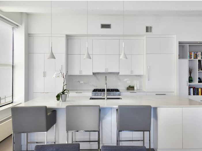 European Modern st<x>yle Eco-Friendly MFC White Kitchen Cabinets