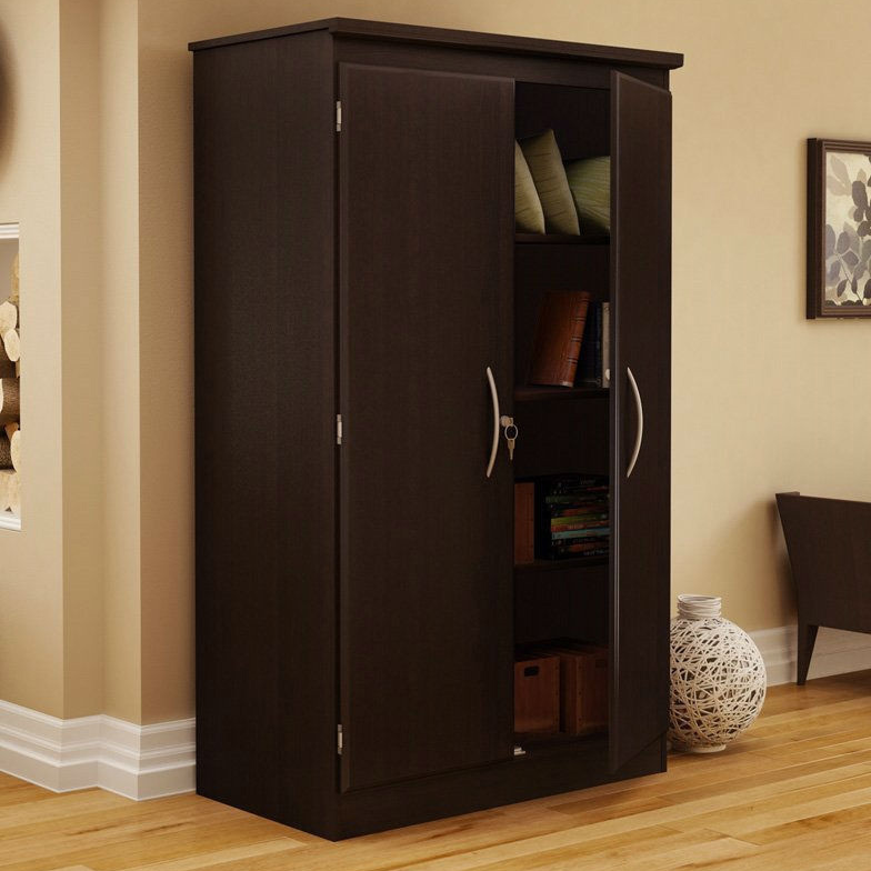 Competitive Price Wood Bedroom Furniture MDF Swing Door Wardrobe