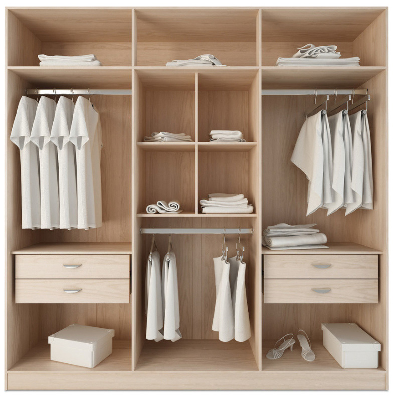 Customized Walk-in Wardrobes With Sufficient Storage Construction