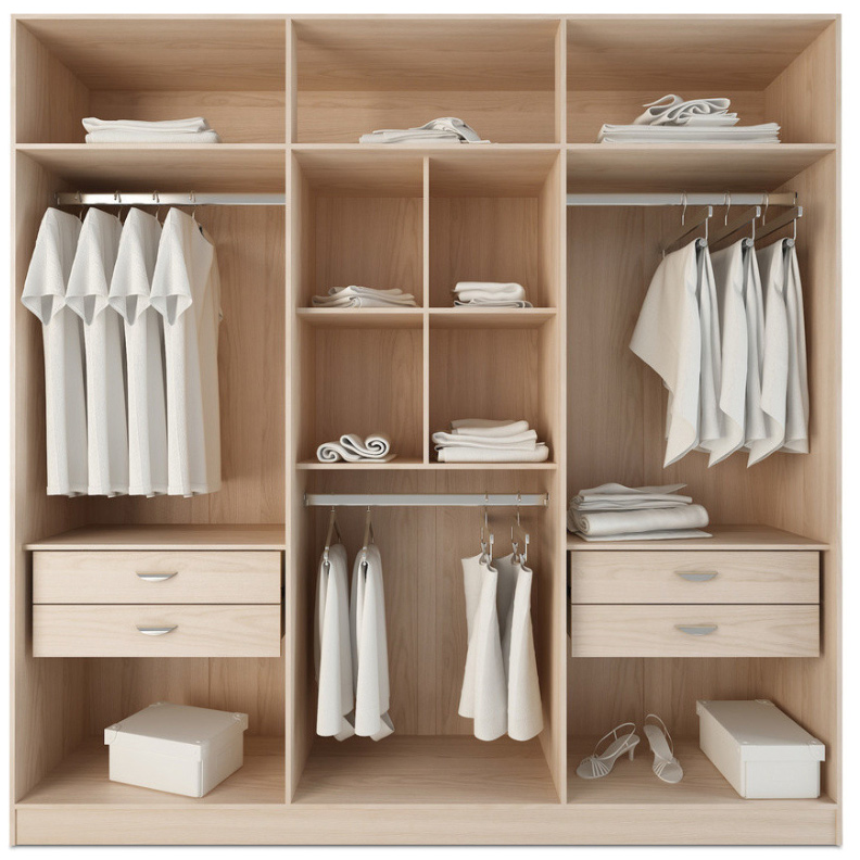 Sufficient Storage Construction Customized Walk-in Wardrobe