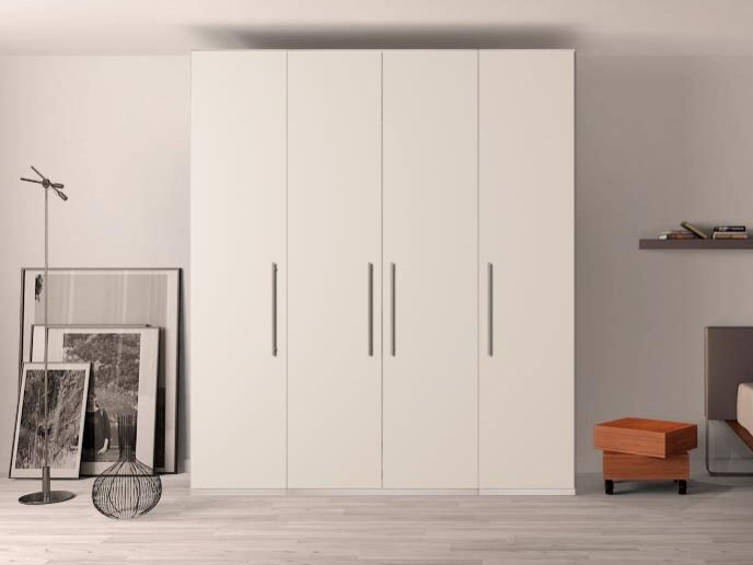 Factory Living Modern Bedroom Furniture Swing Door Lacquer Finish Wardrobe